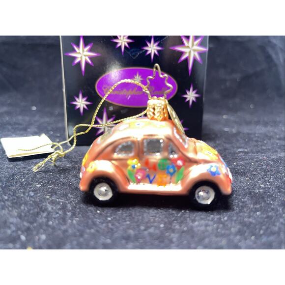 2½" Christopher Radko Little Love Bug Asst 2 Christmas Ornament VW Beetle Bug - Picture 2 of 8